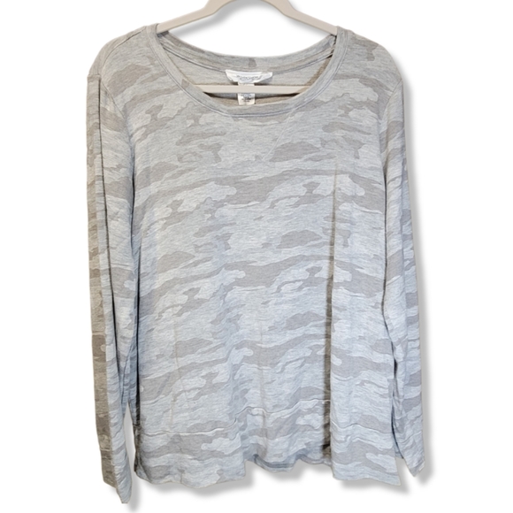 Workshop Republic Clothing Tops - ❤️ 💜 Workshop Republic Clothing, womens 2X, Grey Camo Long Sleeve